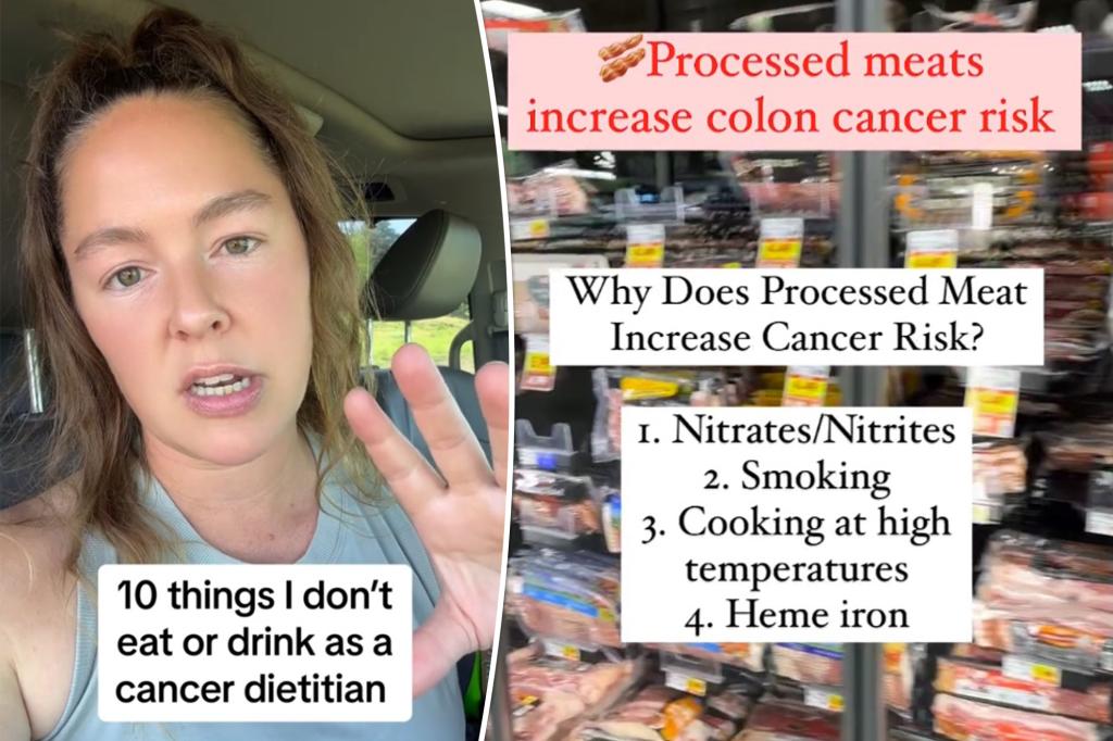 Cancer dietitian reveals 7 foods, drinks that he would not consume